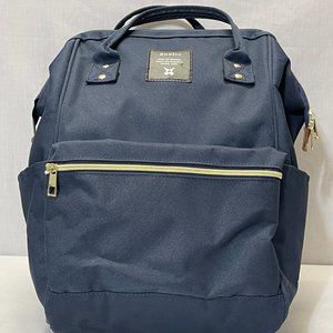 Sea Blue Anello Japan Unisex Fashion Backpack Rucksack Diaper Travel Bag